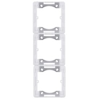 Адаптер Hager WL5830 Lumina-Intense 3Х с/у (белый)