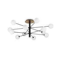 Люстра Ideal Lux 273709 Cosmopolitan G9 12x15W IP20 чорна