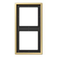 Рамка 2-постова Jung LS 990 ME2982C латунь