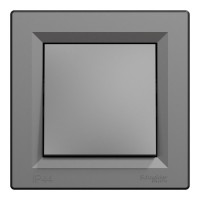 Одноклавішний вимикач Schneider Electric Asfora EPH0100271 (антрацит)