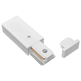 Коннектор для однофазного шинопровода Delux 2KI белый (90015821)