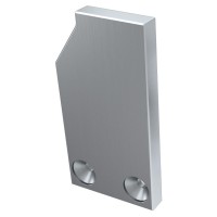 Заглушка Lumines для типа I6 8мм без отверстия левая серебро