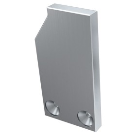 Заглушка Lumines для типа I6 8мм без отверстия левая серебро