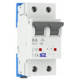 Двухполюсный автомат SEZ 62 JC 6А 2P (PR62JC6А)