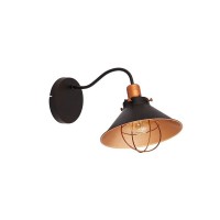 Бра, настенный светильник Nowodvorski 6442 Garret E27 1x25W IP20 шоколадный