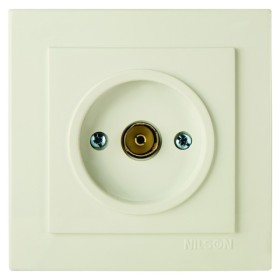 Розетка Nilson Touran кремова TV (24121029)