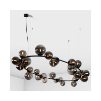 Подвесной светильник, люстра Imperium Light 75516200.05.69 Willa E14 32x60W IP20 Черный