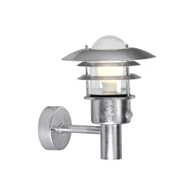 Вуличний світильник з датчиком руху Nordlux 71432031 Lonstrup E27 1x60W IP44 сріблястий