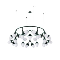 Люстра Pikart 37779-2 Burgeon E14 27x60W IP20 бірюзова