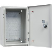 Металевий корпус Аско-Укрем Ubox з монтажною панеллю 300х200х150мм IP31