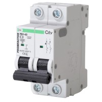 Автоматический выключатель Promfactor CITY FB1-63 2P C 3A 6кА (FB1CI2003)