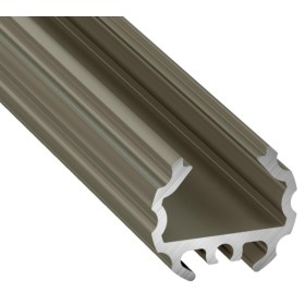 Профиль для светодиодной ленты Lumines MICO сталь