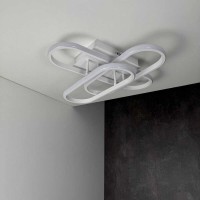 Светильник LED smart DIOR+пульт 90W 3000-5000K IP20 квадрат белый Violux ( 220925 )