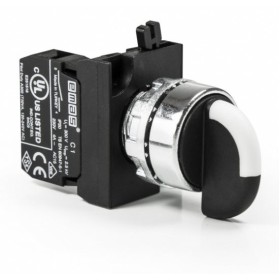 Переключатель EMAS CM100S20 0-1 с фиксацией (1НО)