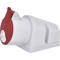 Настенный силовой разъем ETI 004482039 EZ-3253 IP44 (32A 400V 3P+N+PE)