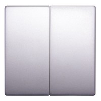 Подвійна клавіша E.Next e.lux.11021L.pn.aluminium алюміній (ins0040096)