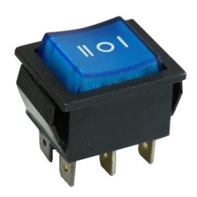 Перекидной переключатель TNSy KCD2-203 BL/B синий (TNSy5500790)