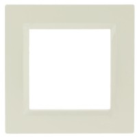 Рамка одинарная горизонтальная Simon 10 кремовая