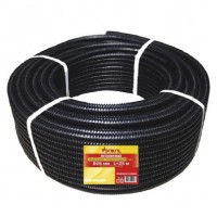 Изолированный металлорукав Sokol Ø26 черный с протяжкой 25м (2.2.3.68683)