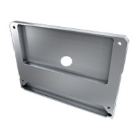 Заглушка Lumines для типа LARGO M1+LARGO с отверстием серебро