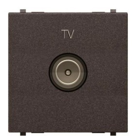 TV розетка ABB Zenit N2250.7 AN 2М (антрацит)