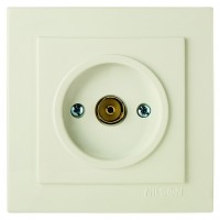 Розетка Nilson Touran кремова TV прохідна ( 24121028 )