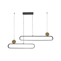 Подвесной светильник, люстра Goldlux 333889 Florentyna LED 1x48W 4000K 6000Lm IP20 черный