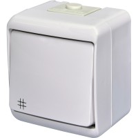 Вимикач перехресний Eti Hermetics VHE-6 білий IP54 (4668005)