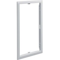 Белая наружная рамка Hager VZ143N без дверей высотой 9мм для 3-рядного щита Volta