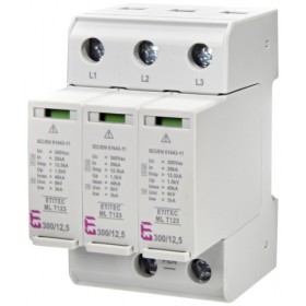 Обмежувач перенапруги ETITEC ML T123 300/12,5 3+0 3p TNC (2440665)