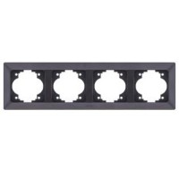 Горизонтальная 4-я рамка NE-AD ARAS 93-24-18 черная