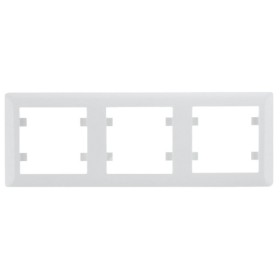 Рамка 3-кратная WL5230 Lumina-Soul, горизонтальная, белая, Hager