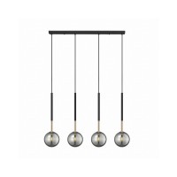 Подвесной светильник, люстра Zuma Line P0574-04D-SDFZ Arcturus G9 4x4W IP20 Черный