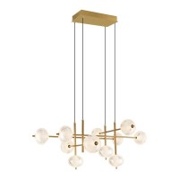 Люстра Zuma Line 5905316693470 Galatea LED 11x63W 3000K/4500K/6500K 5665Lm IP20 золота