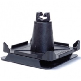 Пластиковий тримач для струмопровідного прута DKC ND2104 Ø8мм на покрівлі 106х102х73мм