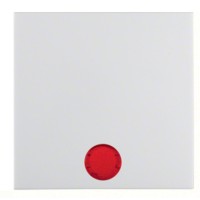 Одинарна клавіша вимикача Berker S.1/Bx 16298999 з лінзою (полярна білизна)