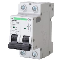 Автоматичний вимикач Promfactor CITY FB1-63 2P C 32A 6кА (FB1CI2032)