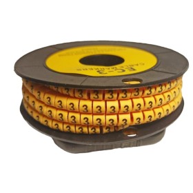 Маркер TNSy МК0 0,75-1,5мм² символ «3» 1000шт (TNSy5502403)