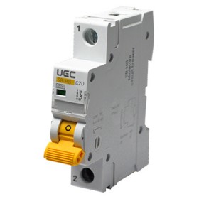 Автоматичний вимикач UEC SB-M8 1P 20A C 4,5кA (MCB45-1-020-C)