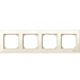 Рамка 4-пост. M-Plan бежевый Merten, MTN515444