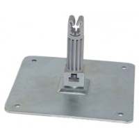 Покрівельний тримач DKC ND2137ZC із оцинкованої сталі (з пластиковою підставкою)