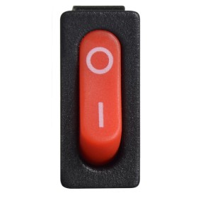 Переключатель Аско-Укрем KCD1-12-101 R/B овальний красный (A0140040090)