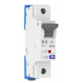 Однополюсный автомат SEZ 61 B 16А (PR61B16А)