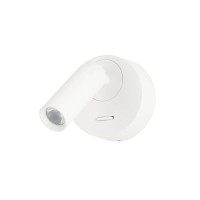 Бра, настенный светильник Azzardo AZ5627 Lugano LED 1x3W 3000K 205Lm IP20 белый