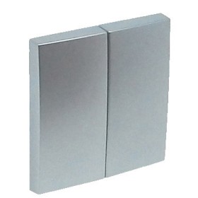 Клавиша выключателя 2-кл. Logus 90 алюминий 90611 TAL