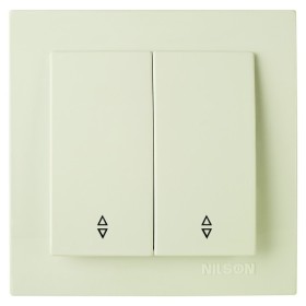 Вимикач Nilson Touran кремовий 2кл прохідний ( 24121009 )