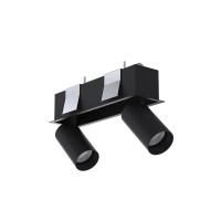 Світильник поворотний, спот Nowodvorski 10460 Mono Deep II GU10 2x10W IP20 чорний