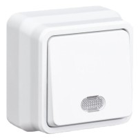 Вимикач 1-клавішний з підсвічуванням Gunsan Misya