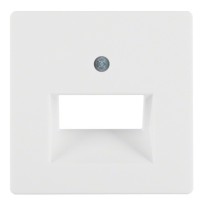 Накладка для двойной розетки UAE полярная белизна Berker Q.х
