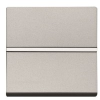 Однокнопочный выключатель ABB Zenit 2CLA220100N1301 N2201 PL (серебро)